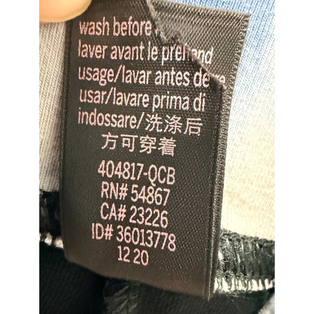Victoria's Secret Women's M Black Tie Dye Foldover Flare Yoga Pants - Picture 5 of 10